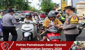 Polres Pamekasan Gelar Operasi Keselamatan Semeru 2024