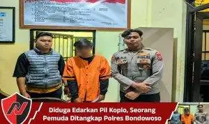 Diduga Edarkan Pil Koplo, Seorang Pemuda Ditangkap Polres Bondowoso