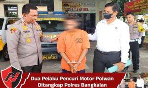 Dua Pelaku Pencuri Motor Polwan Ditangkap Polres Bangkalan