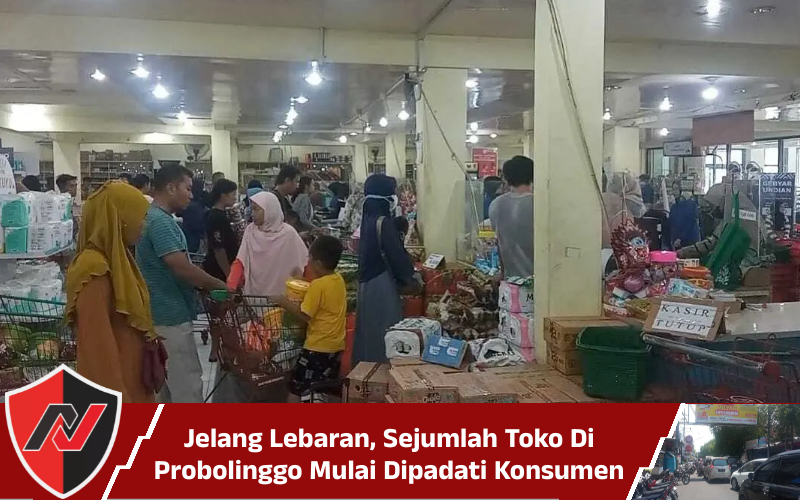 Jelang Lebaran, Sejumlah Toko Di Probolinggo Mulai Dipadati Konsumen