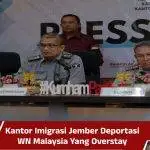 Kantor Imigrasi Jember Deportasi WN Malaysia Yang Overstay