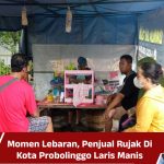 Momen Lebaran, Penjual Rujak Di Kota Probolinggo Laris Manis