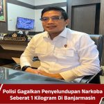 Polisi Gagalkan Penyelundupan Narkoba Seberat 1 Kilogram Di Banjarmasin