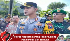 Polres Magetan Larang Takbir Keliling Pakai Mobil Bak Terbuka
