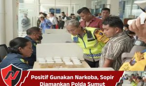 Positif Gunakan Narkoba, Sopir Diamankan Polda Sumut