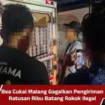 Bea Cukai Malang Gagalkan Pengiriman Ratusan Ribu Batang Rokok Ilegal