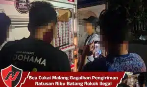 Bea Cukai Malang Gagalkan Pengiriman Ratusan Ribu Batang Rokok Ilegal