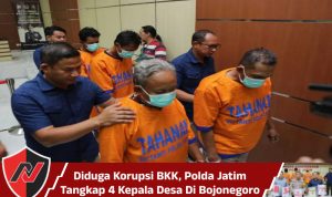 Diduga Korupsi BKK, Polda Jatim Tangkap 4 Kepala Desa Di Bojonegoro