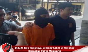 Diduga Tipu Temannya, Seorang Kades Di Jombang Ditangkap Polres Mojokerto