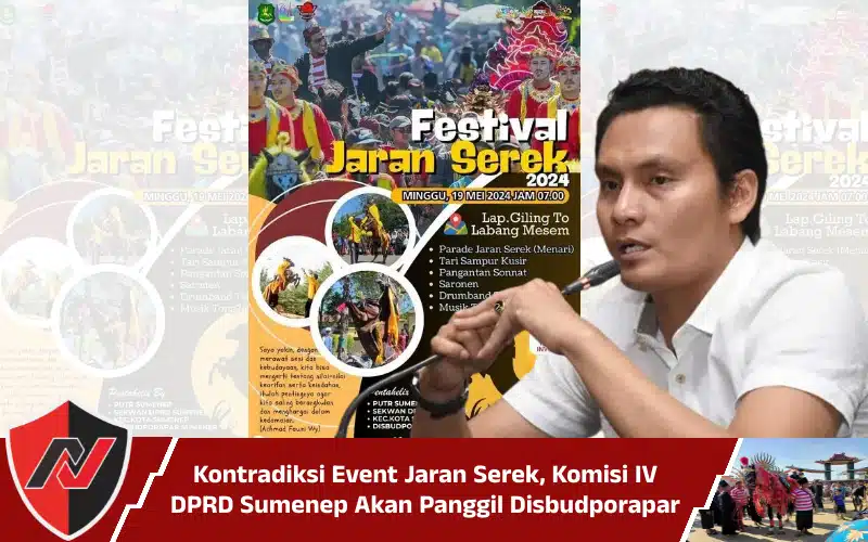 Kontradiksi Event Jaran Serek, Komisi IV DPRD Sumenep Akan Panggil Disbudporapar