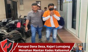 Korupsi Dana Desa, Kejari Lumajang Menahan Mantan Kades Kalisemut