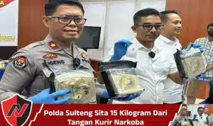 Polda Sulteng Sita 15 Kilogram Dari Tangan Kurir Narkoba