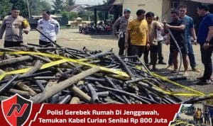 Polisi Gerebek Rumah di Jenggawah, Temukan Kabel Curian Senilai Rp 800 Juta