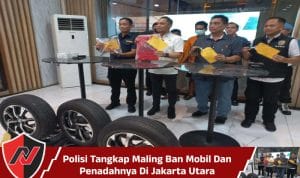 Polisi Tangkap Maling Ban Mobil Dan Penadahnya Di Jakarta Utara