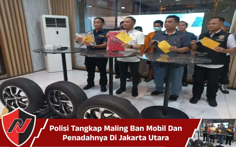 Polisi Tangkap Maling Ban Mobil Dan Penadahnya Di Jakarta Utara
