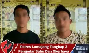 Polres Lumajang Tangkap 2 Pengedar Sabu Dan Okerbaya