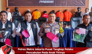 Polres Metro Jakarta Pusat Tangkap Pelaku Pencabulan Pada Anak Tirinya