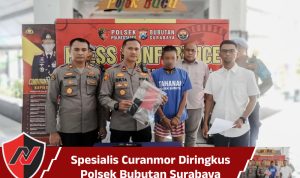 Spesialis Curanmor Diringkus Polsek Bubutan Surabaya