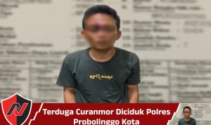 Terduga Curanmor Diciduk Polres Probolinggo Kota