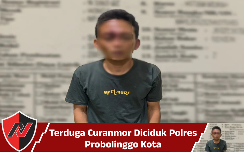 Terduga Curanmor Diciduk Polres Probolinggo Kota