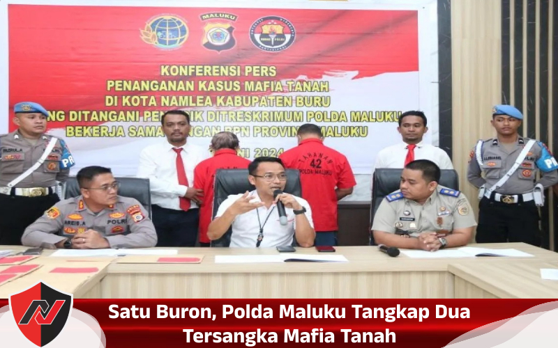 Satu Buron, Polda Maluku Tangkap Dua Tersangka Mafia Tanah