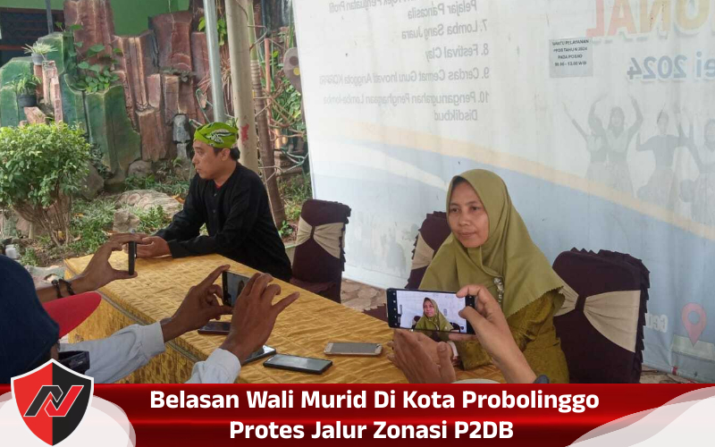 Belasan Wali Murid Di Kota Probolinggo Protes Jalur Zonasi P2DB