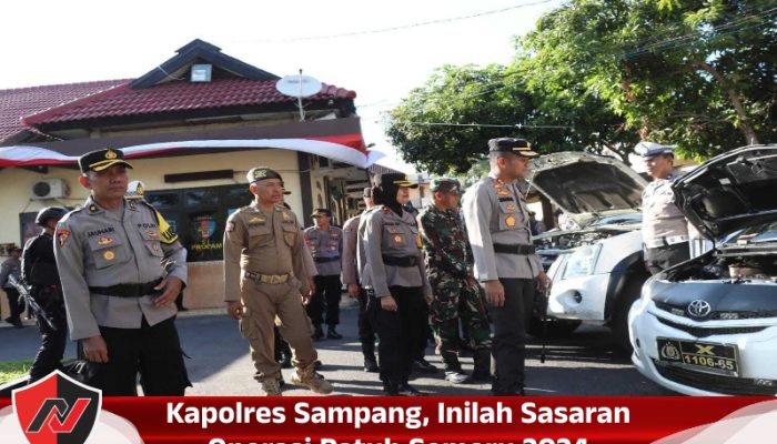 Kapolres Sampang, Inilah Sasaran Operasi Patuh Semeru 2024