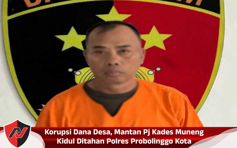 Korupsi Dana Desa, Mantan Pj Kades Muneng Kidul Ditahan Polres Probolinggo Kota