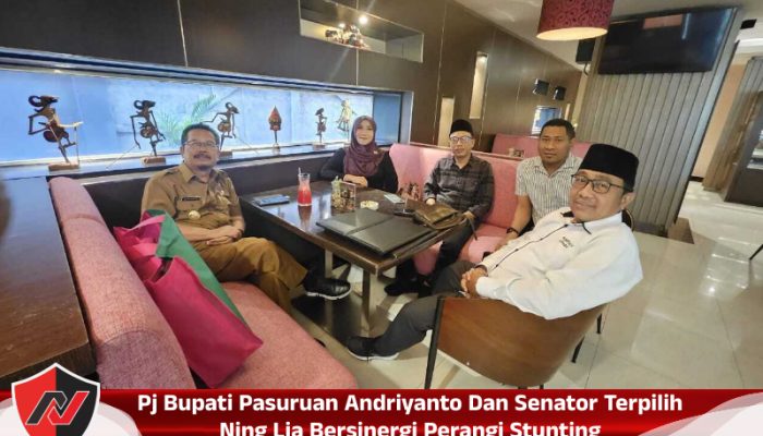 Pj Bupati Pasuruan Andriyanto Dan Senator Terpilih Ning Lia Bersinergi Perangi Stunting