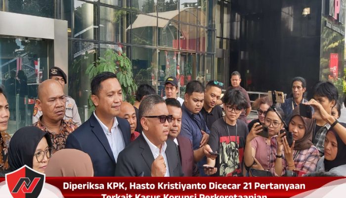Diperiksa KPK, Hasto Kristiyanto Dicecar 21 Pertanyaan Terkait Kasus Korupsi Perkeretaapian