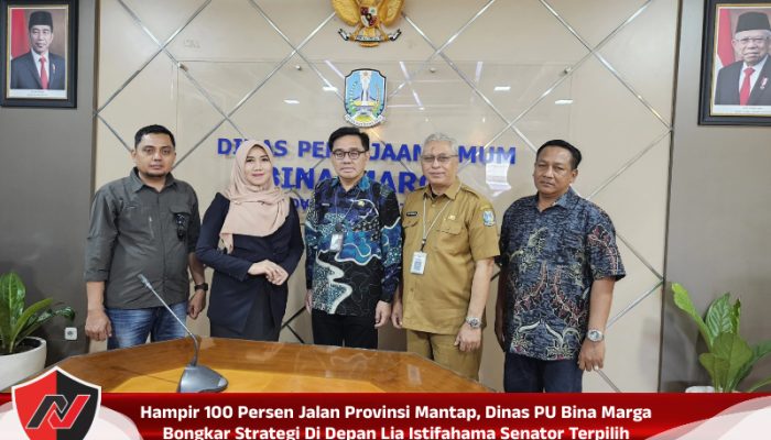 Hampir 100 Persen Jalan Provinsi Mantap, Dinas PU Bina Marga Bongkar Strategi Di Depan Lia Istifahama Senator Terpilih