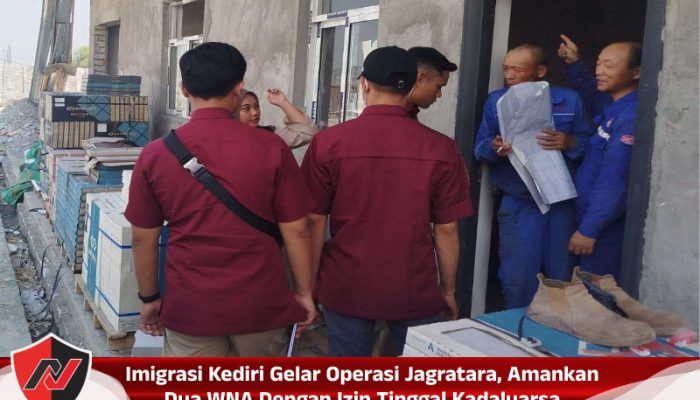 Imigrasi Kediri Gelar Operasi Jagratara, Amankan Dua WNA dengan Izin Tinggal Kadaluarsa