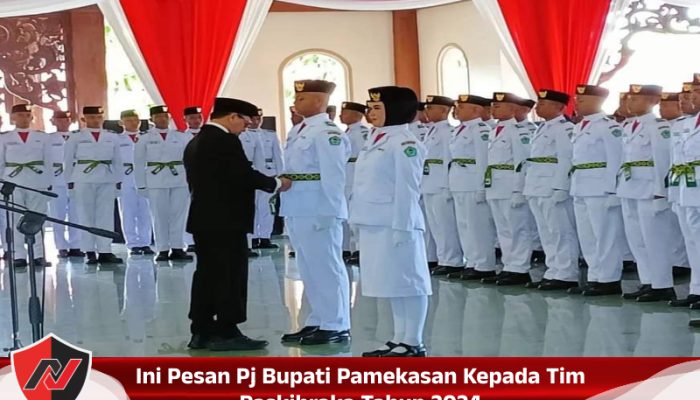 Ini Pesan Pj Bupati Pamekasan Kepada Tim Paskibraka Tahun 2024