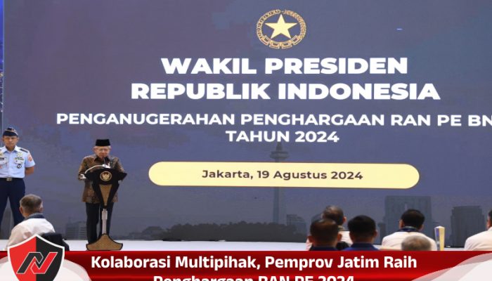 Kolaborasi Multipihak, Pemprov Jatim Raih Penghargaan RAN PE 2024