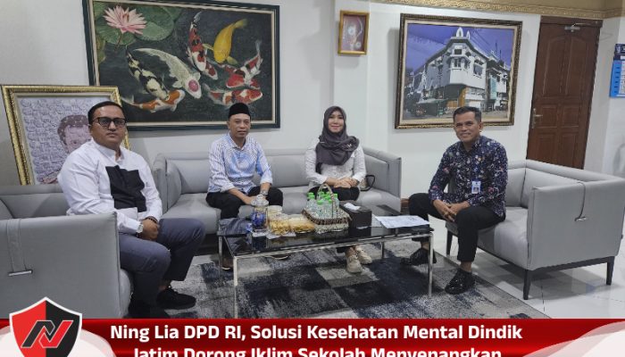 Ning Lia DPD RI, Solusi Kesehatan Mental Dindik Jatim Dorong Iklim Sekolah Menyenangkan