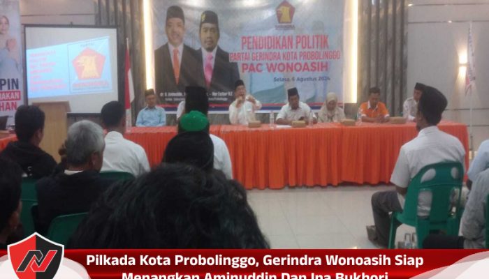 Pilkada Kota Probolinggo, Gerindra Wonoasih Siap Menangkan Aminuddin Dan Ina Bukhori