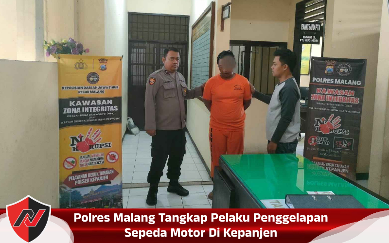 Polres Malang Tangkap Pelaku Penggelapan Sepeda Motor Di Kepanjen