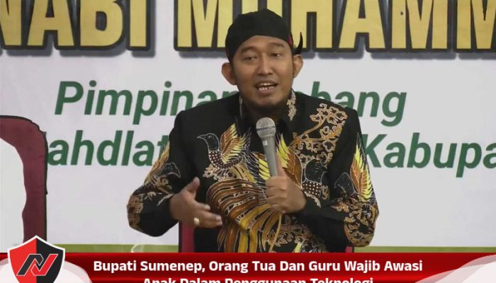 Bupati Sumenep, Orang Tua Dan Guru Wajib Awasi Anak Dalam Penggunaan Teknologi