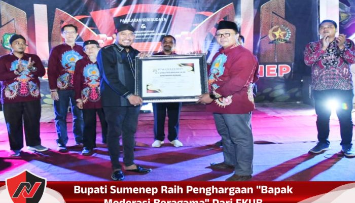 Bupati Sumenep Raih Penghargaan “Bapak Moderasi Beragama” Dari FKUB