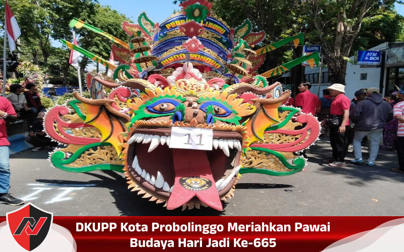 DKUPP Kota Probolinggo Meriahkan Pawai Budaya Hari Jadi Ke-665