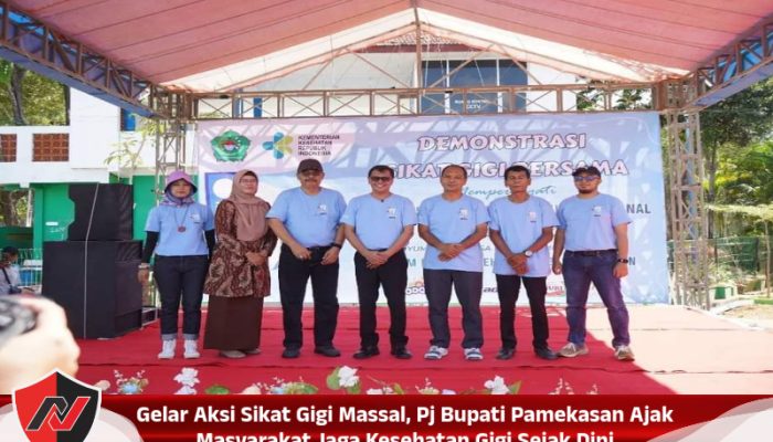Gelar Aksi Sikat Gigi Massal, Pj Bupati Pamekasan Ajak Masyarakat Jaga Kesehatan Gigi Sejak Dini