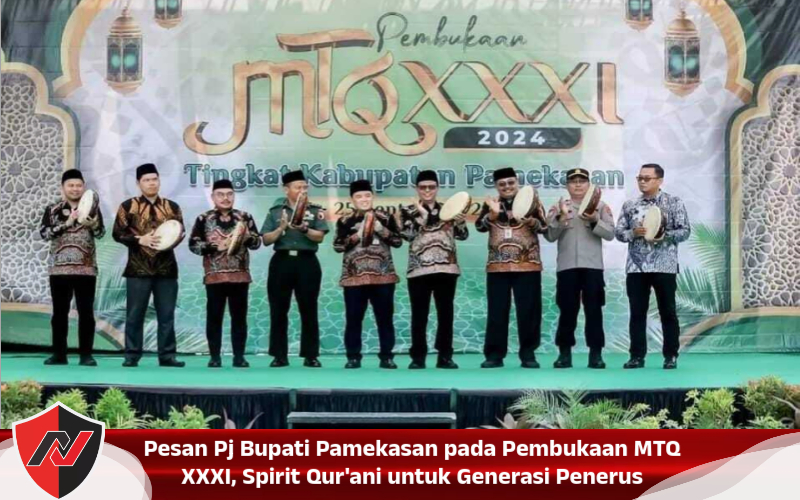 Pesan Pj Bupati Pamekasan pada Pembukaan MTQ XXXI, Spirit Qur'ani untuk Generasi Penerus
