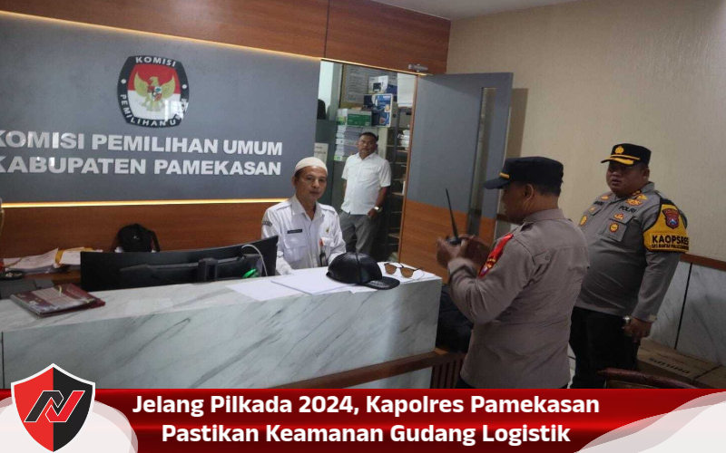 Jelang Pilkada 2024, Kapolres Pamekasan Pastikan Keamanan Gudang Logistik