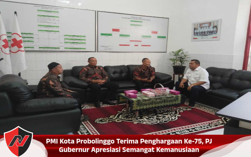 PMI Kota Probolinggo Terima Penghargaan Ke-75, PJ Gubernur Apresiasi Semangat Kemanusiaan
