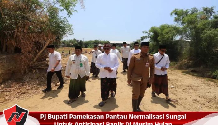 Pj Bupati Pamekasan Pantau Normalisasi Sungai Untuk Antisipasi Banjir Di Musim Hujan