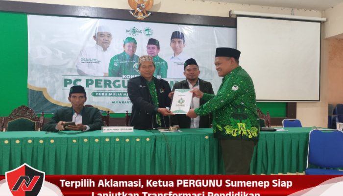 Terpilih Aklamasi, Ketua PERGUNU Sumenep Siap Lanjutkan Transformasi Pendidikan