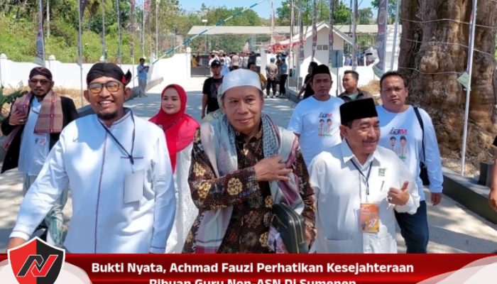 Bukti Nyata, Achmad Fauzi Perhatikan Kesejahteraan Ribuan Guru Non-ASN Di Sumenep