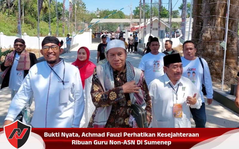 Bukti Nyata, Achmad Fauzi Perhatikan Kesejahteraan Ribuan Guru Non-ASN Di Sumenep