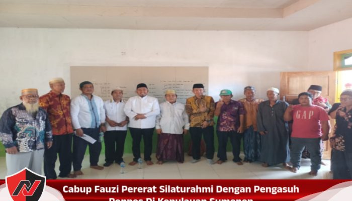 Cabup Fauzi Pererat Silaturahmi Dengan Pengasuh Ponpes Di Kepulauan Sumenep