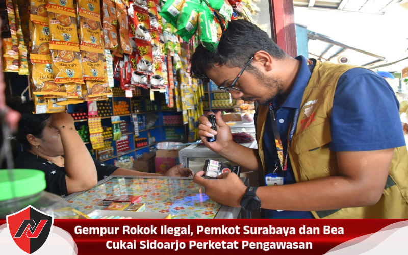 Gempur Rokok Ilegal, Pemkot Surabaya dan Bea Cukai Sidoarjo Perketat Pengawasan